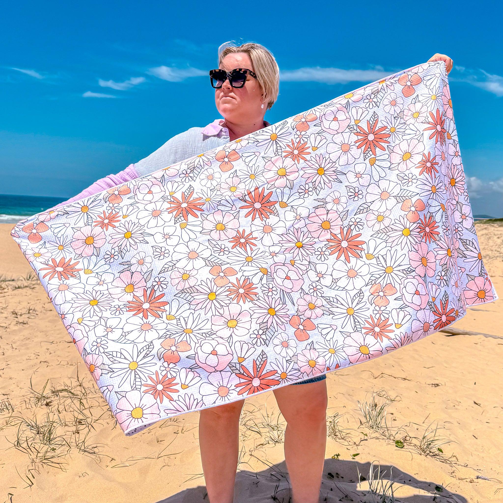 Sand-Free Towel - Boho Blooms