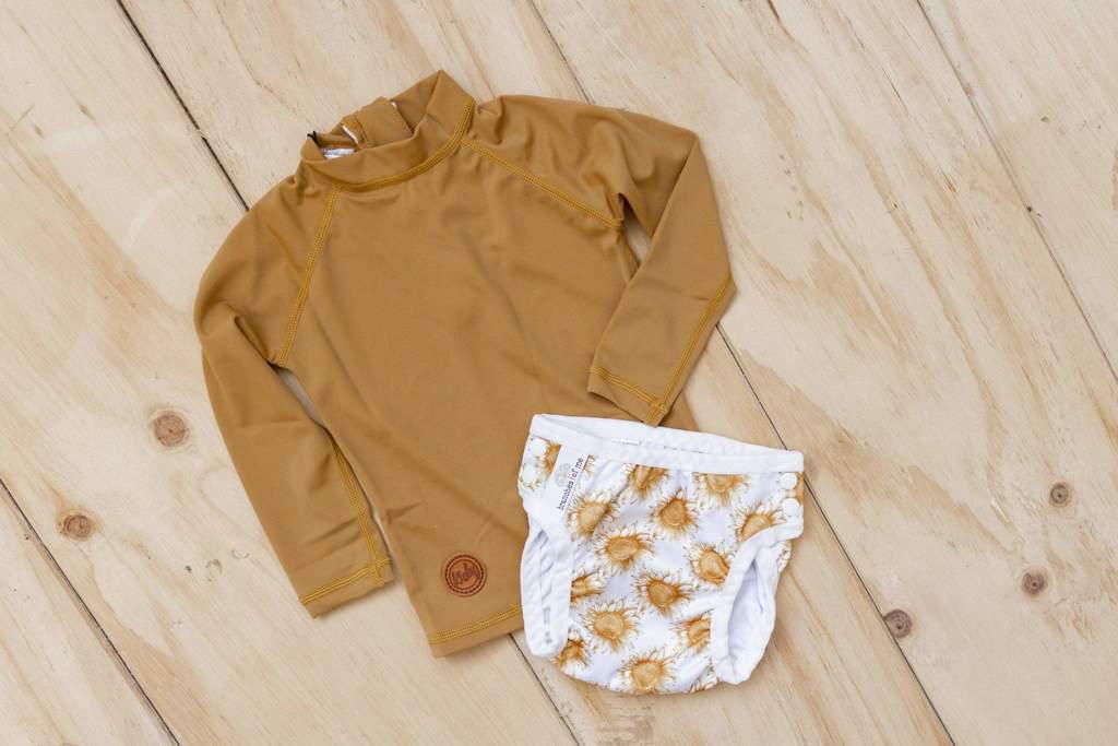 Classic Sunflowers Swim Nappy